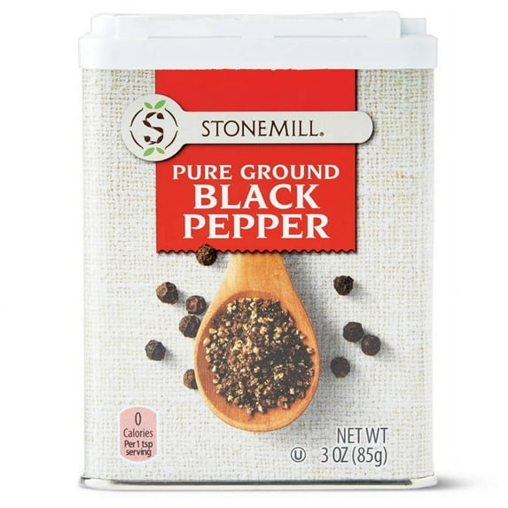 Stonemill Ground Black Pepper, 3 oz
