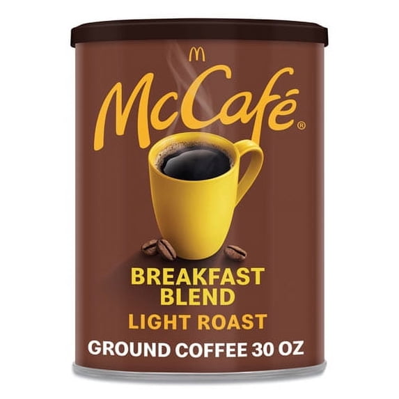 Ground Coffee, Breakfast Blend, 30 Oz Can | Bundle of 10 Each