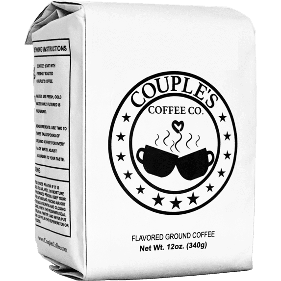 Ground Coffee, White Label, Medium Roast, 12 oz