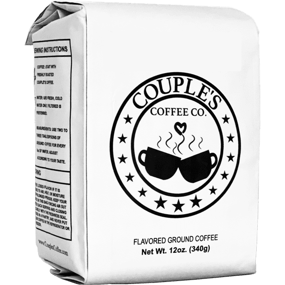 Ground Coffee, White Label, Medium Roast, 12 oz