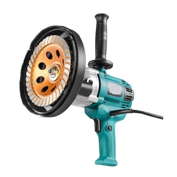Ground Concrete Cement Wall Electric Rough Grinder Multi-functional Integrated Dust-free No Dead Angle Grinding Machine ,Easy to Operate