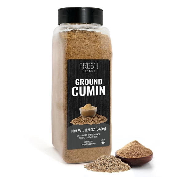 Ground Cumin 11.9 oz - Ground Cumin - All-Natural, Non-GMO, Gluten-Free, Kosher - Perfect for Cooking, Seasoning, and Spicing