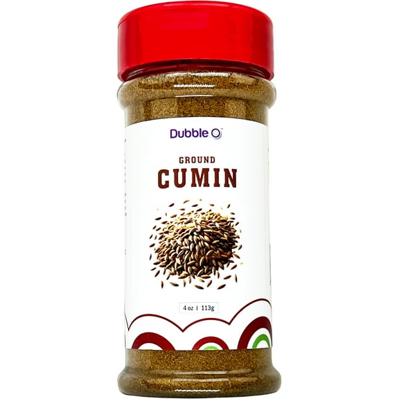 Ground Cumin Powder - 4 oz. Non GMO, Kosher, Halal, and Gluten Free Dubble O Brand
