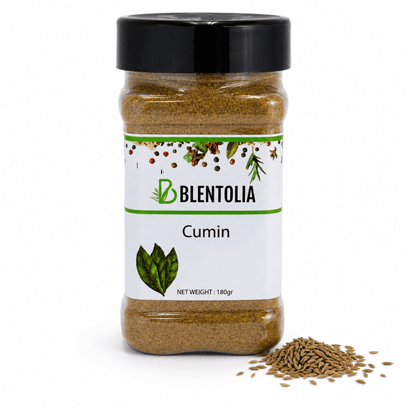 Ground Cumin Powder 6.3 oz (180g) – Premium Pure Cumin Spice, Non-GMO, No Additives, Bold Aromatic Seasoning for Cooking, Curries, Rice, Soups & Marinades
