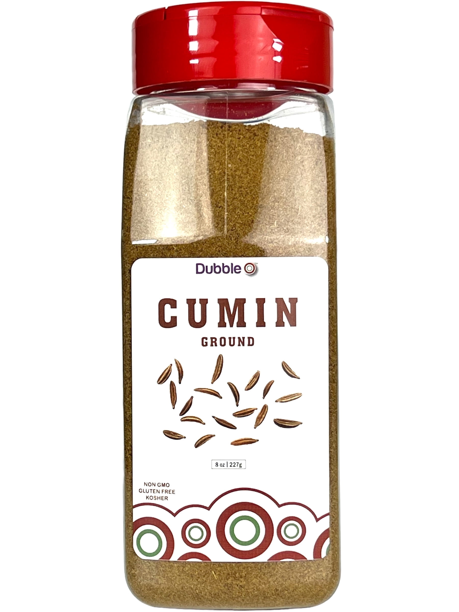 Ground Cumin Powder - 8 oz.    Non GMO, Kosher, Halal, and Gluten Free    Dubble O Brand