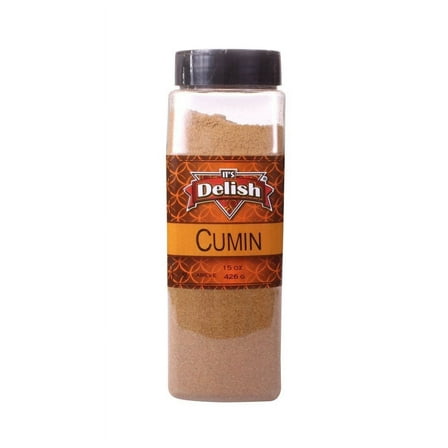 Ground Cumin by Its Delish, 15 Oz. Large Jar