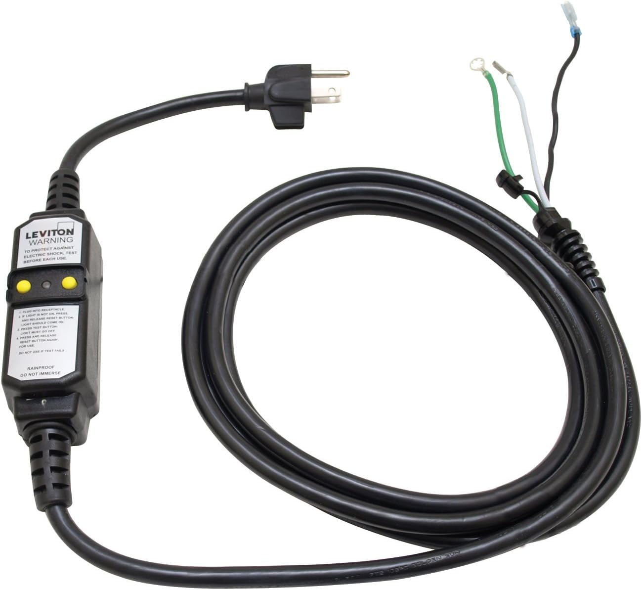 Ground Fault Circuit Interrupter With 20 Ft. Power Cord