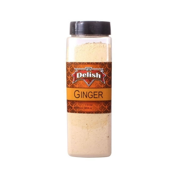 Ground Ginger Powder by Its Delish, 13 Oz. Large Jar