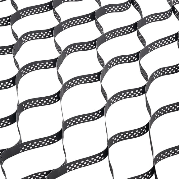 Gravel Grid, 2 Inch Depth, 17.06 x 8.86 FT / 5200 x 2700 mm, 1880 LBS Per Sq ft Grass Ground Retainer, Permeable Geo Grids Driveway Stabilization, for Garden, Patio, Walkway, RV Parking Slopes