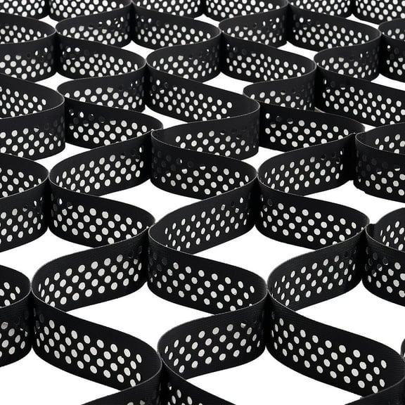 Ground Grid 3-Inch Depth Geocell Grid 24.93x9.52 FT (7600x2900 mm) Heavy Duty HDPE Gravel Stabilizer for Driveways, Slopes, Parking Lots, Landscaping, Patios, and Soil Erosion Control
