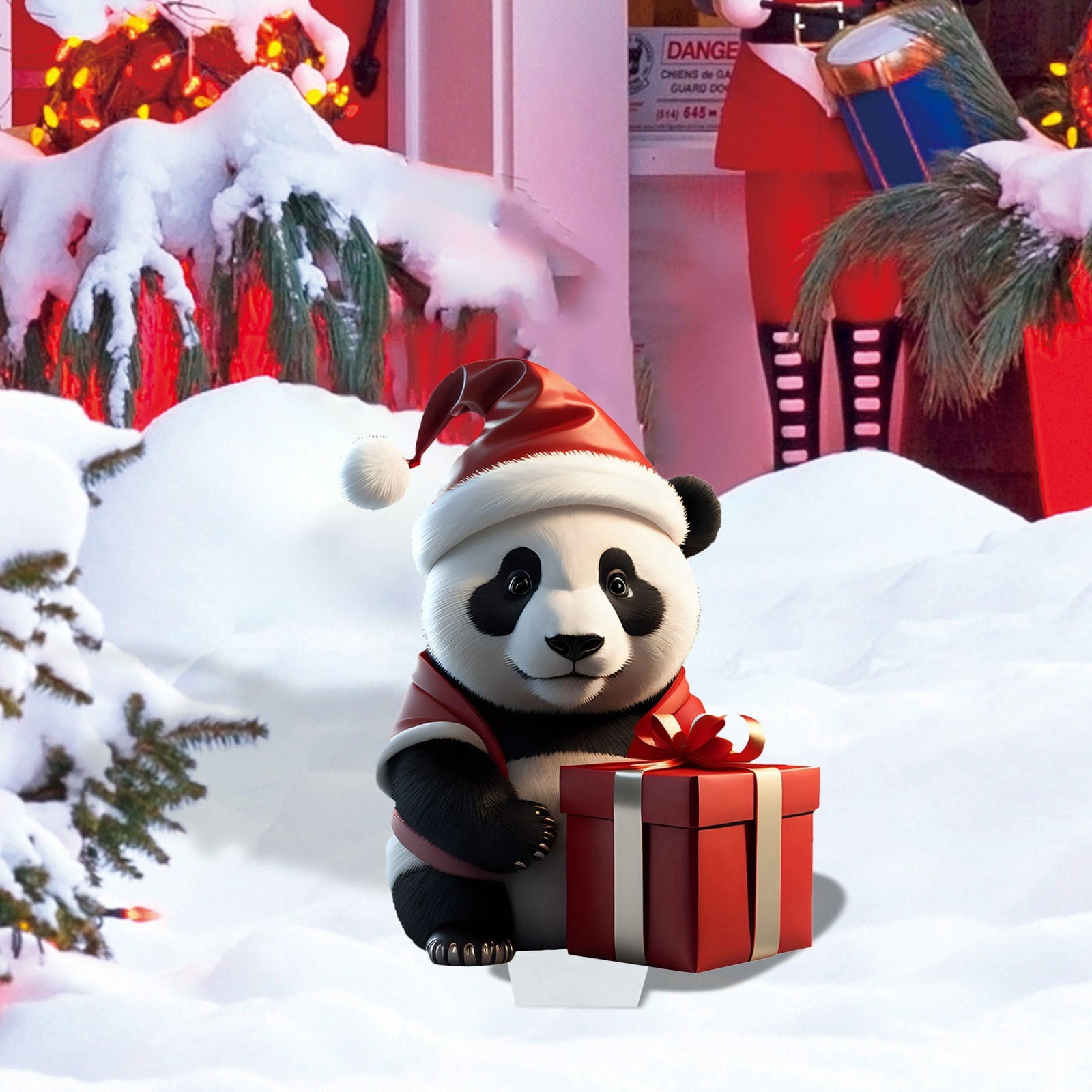 Ground Heavy Duty for Fence Address Yard Signs with Rubber Garden