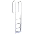 thumbnail image 1 of Ground In Pool Ladder With Mounting Flanges, White, 1 of 1