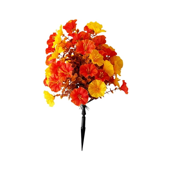 Ground-Insert Artificial Plant/Flower Suitable for Home, Outdoor, Courtyard Landscaping, and Thanksgiving Decor