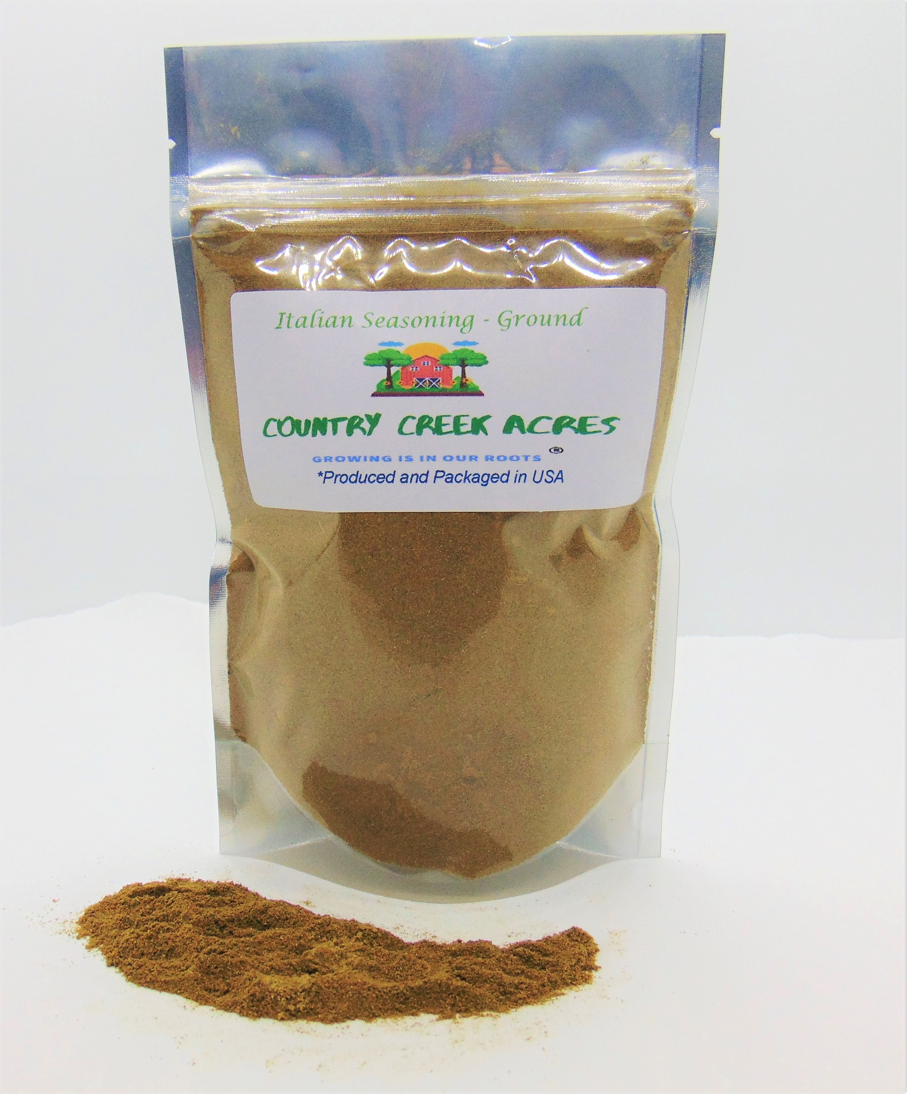 Ground Italian Seasoning 1 oz- A Versatile Seasoning That Makes a Fantastic Addition to Your Spice Cupboard. - Non-GMO - Country Creek Acres