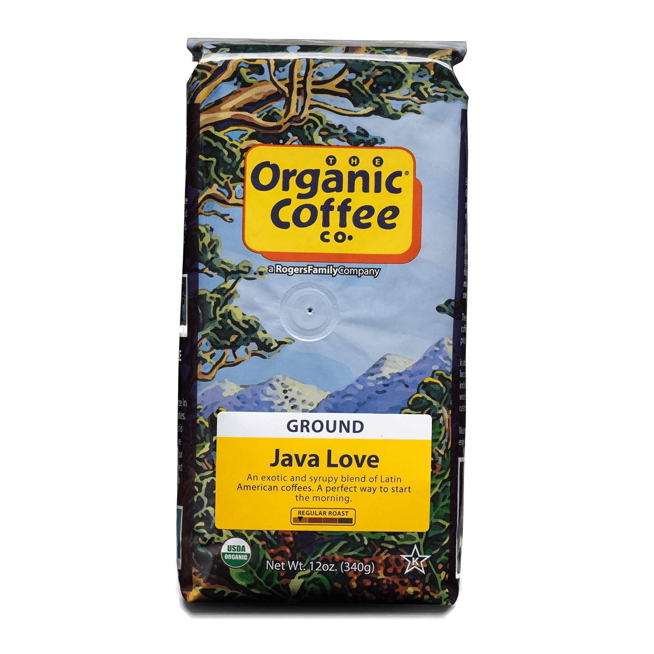 Ground Java Love (12oz Bag), Medium Roast, USDA