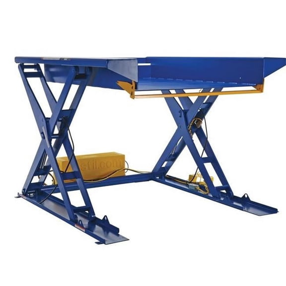 Ground Lift Scissor Table, 52 x 73 in. - 2000 lbs
