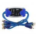 Ground Loop Isolator Automotive 4 Channel Gold Plated Ground Loop  Isolator Car Noise Filter for Automobile