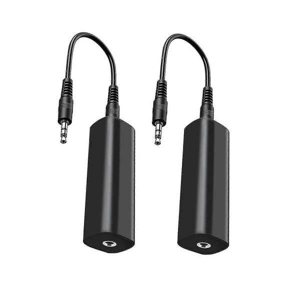 Ground Loop Isolator Noise Filter for Car Audio/Home Stereo,2 PCS with 3.5mm Audio Cables S202412304