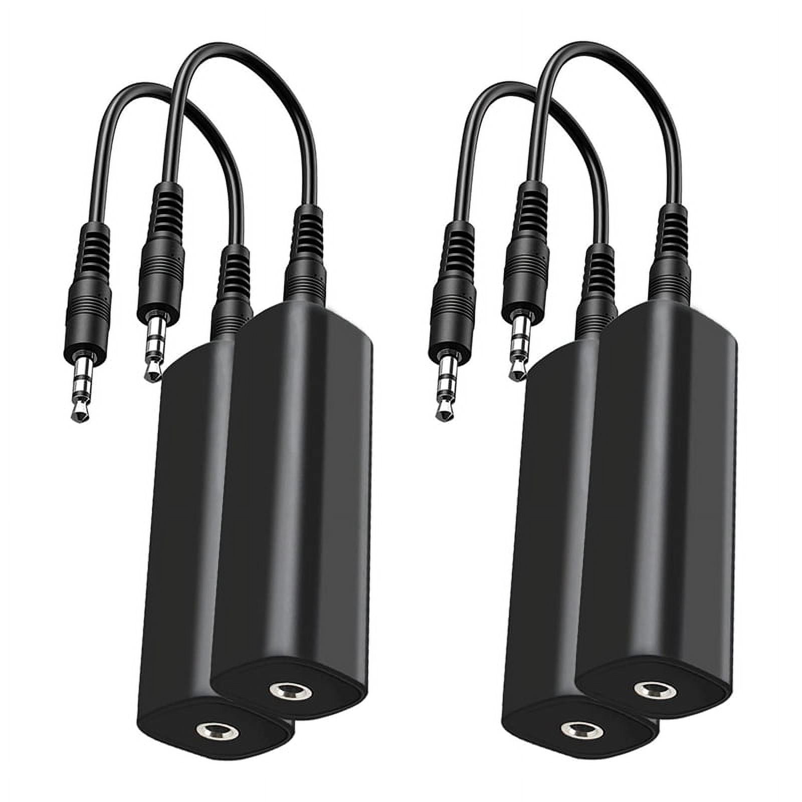 Ground Loop Isolator Noise Filter for Car Audio/Home Stereo,4 PCS