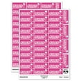 thumbnail image 1 of Ground Mail Service Running Person Sticker Set - Hot Pink - Matte Finish - 1.5" Small, 1 of 7
