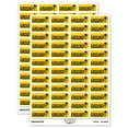 thumbnail image 1 of Ground Mail Service Running Person Sticker Set - Yellow - Matte Finish - 1.25" Mini, 1 of 7