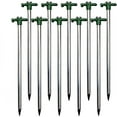 Ground Nails Stakes Non Tent 10Pcs Galvanized Duty Camping Heavy