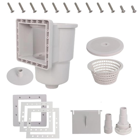 Ground Pool Skimmer Hose Adapters Vacuum Plate and Return Fitting Texture Perfect for Efficient Debris Removal