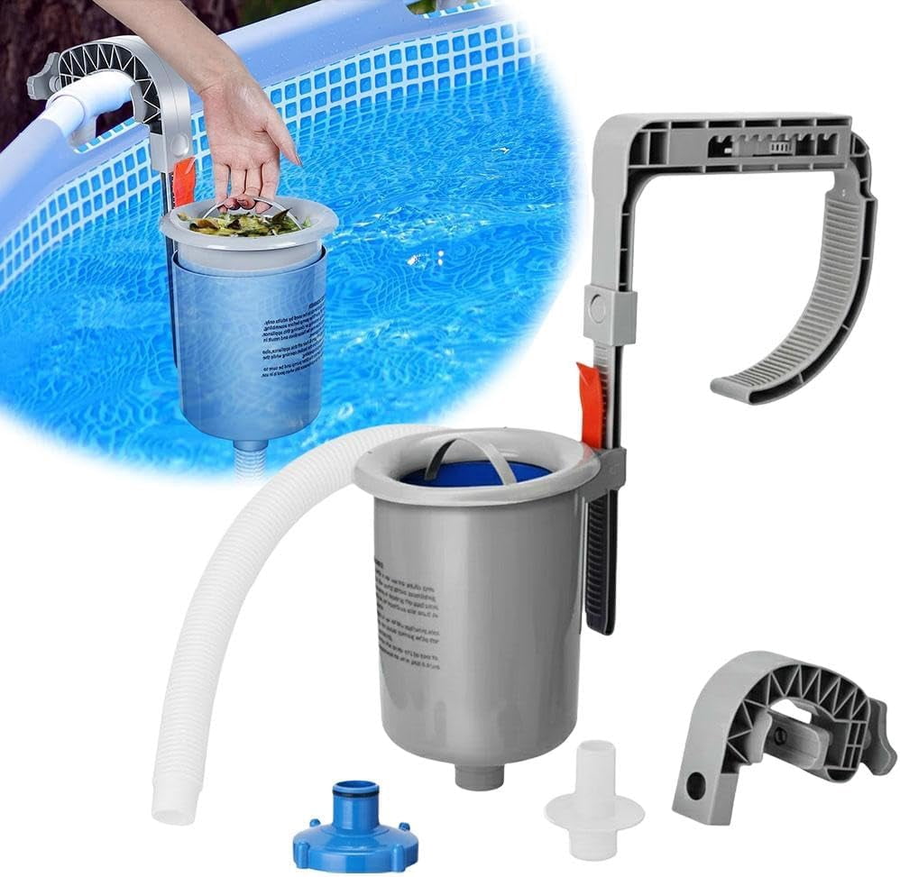 Above Ground Pool Surface Skimmer with Detachable Skimmer Basket, Auto ...