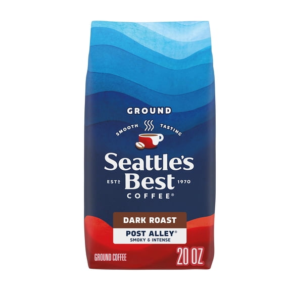 Ground Post Alley 100 Arabica 1 Bag Seattle Rsquo S Coffee Dark Roast 20 Oz