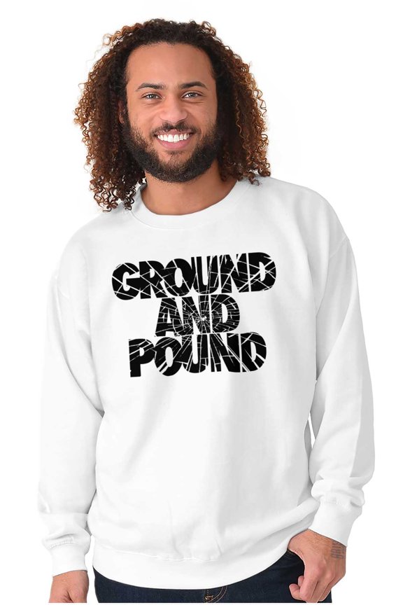 Ground Pound Muay Thai Fighter Sweatshirt for Men or Women Brisco Brands S