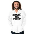 thumbnail image 1 of Ground Pound Muay Thai Fighter Zip Up Hoodie Men's Women's Brisco Brands X, 1 of 6