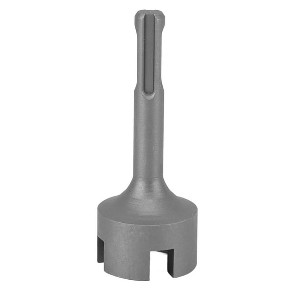 Ground Rod Driver, Steel SDSShank T Post Driver Attachment Universal Drill Tools for SDS Plus Hammer Drill (#4)