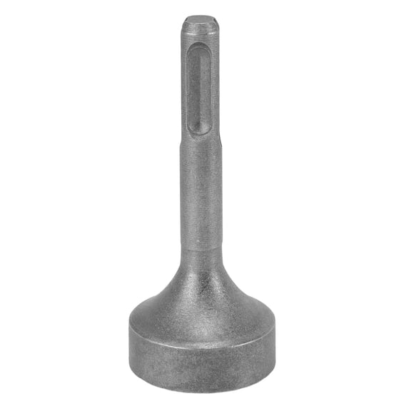 Ground Rod Driver, Steel SDSShank T Post Driver Attachment Universal Drill Tools for SDS Plus Hammer Drill (Curved Surface)