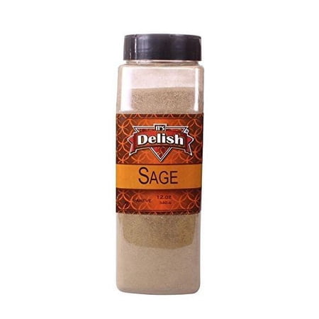 Ground Sage Powder by Its Delish, 13 Oz. Large Jar