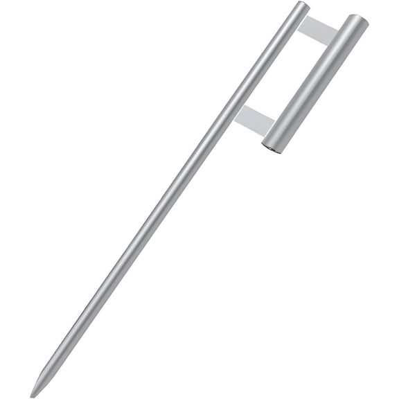 Ground Spike Base for Soft Ground  Heavy Duty Ground Stake Hardware for Feather Flags, Swooper Flag Base for Outdoor Advertising Flags, Compatible with Most Banner Poles, Rust-Resistant Coating