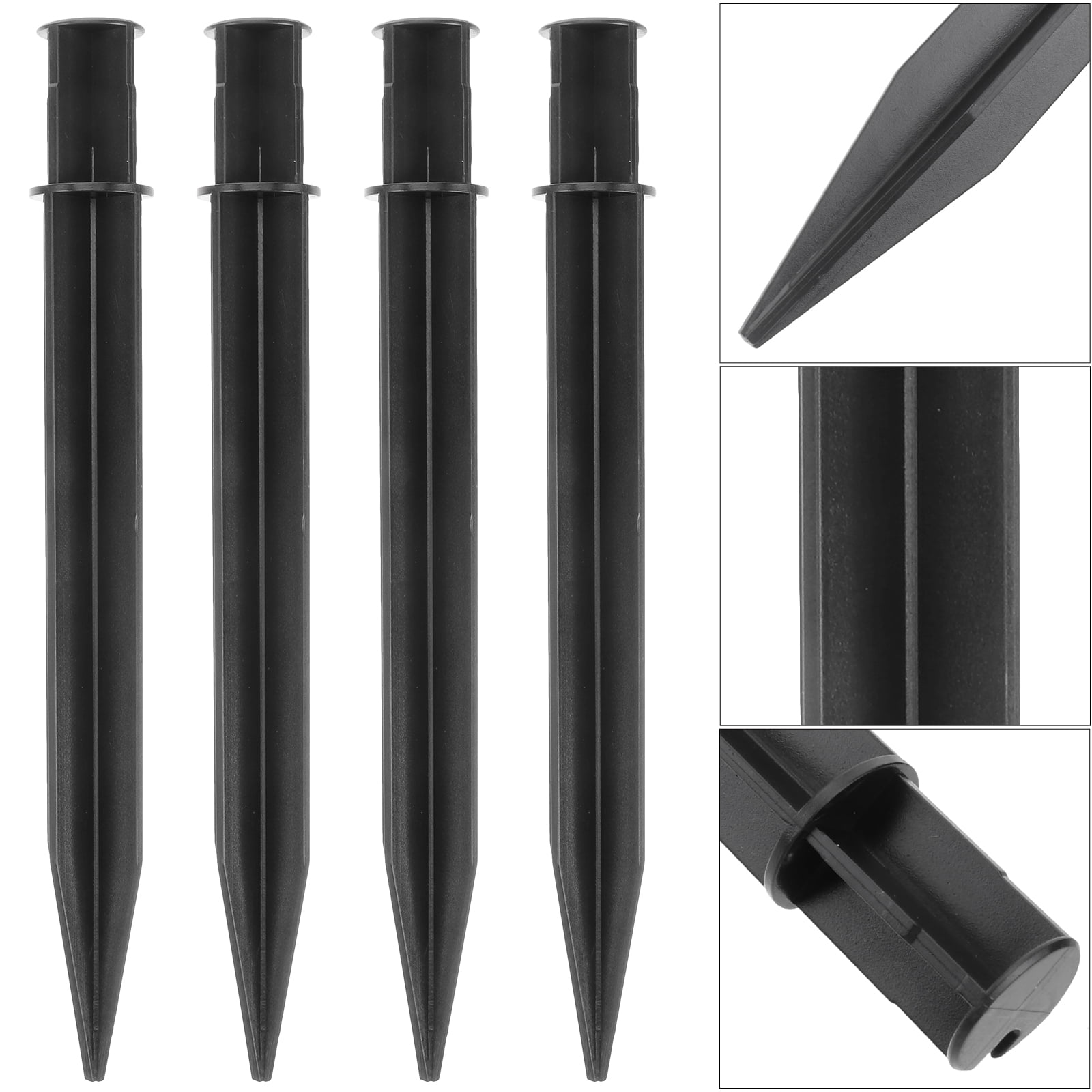 Ground Spikes Spike Stakes Light Fence Post Lights Anchor Solar Posts