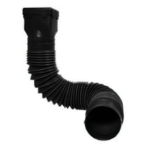 Ground Spout Flexible Gutter Downspout Extension - Black Gutter Accessories