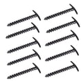 thumbnail image 1 of Ground Stakes Heavy Duty Screw in Black 10 Pc Outdoor Tent Car Camping Gear Securing Hardware, 1 of 6