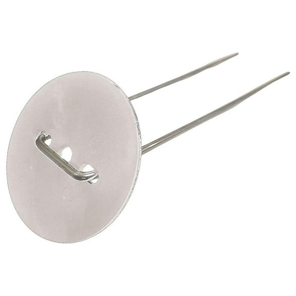 - Ground Staple and Stake for Moisture Barriers, Sheeting, Ground/Weed Cover (100 Count) (White)