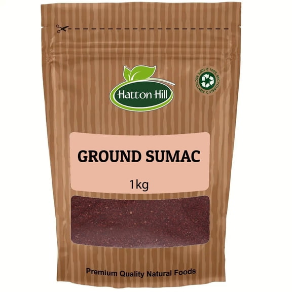 Ground Sumac 1kg by Hatton Hill | Bold Citrus Spice for Middle Eastern & Mediterranean Cuisine