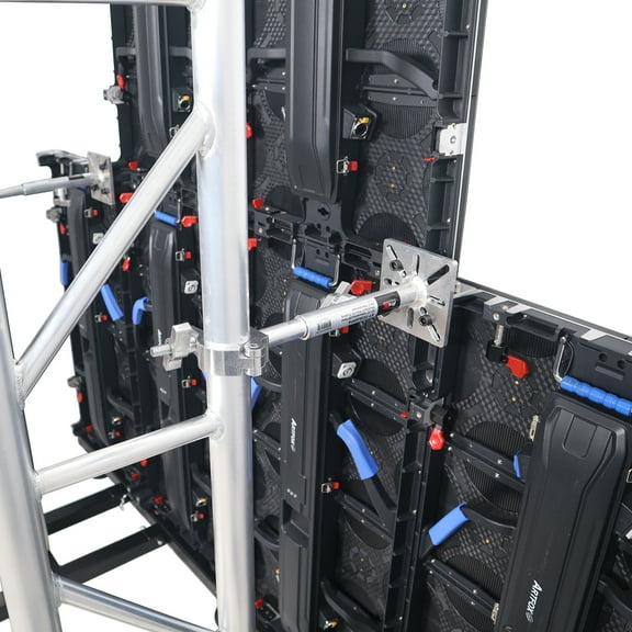 Ground Support Stabilizing T-Base for LED Wall Stacking for F32 and 12-inch Bolt Truss Segments