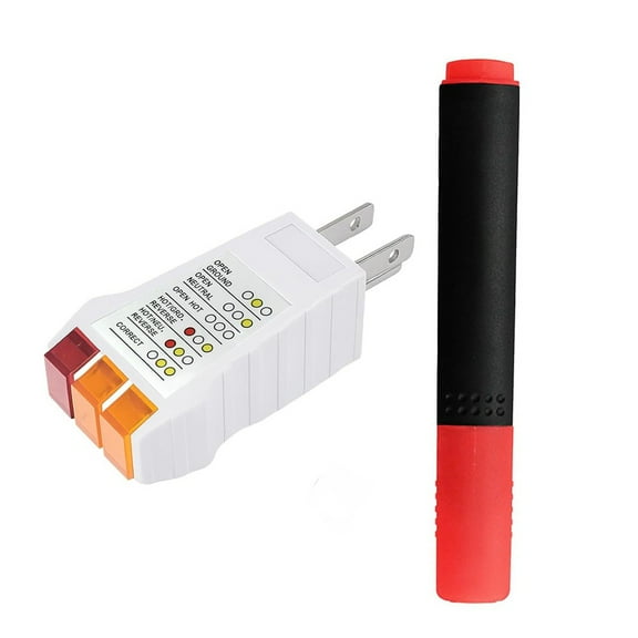 Ground Tester，Socket Tester Conductivity Test Pen For Grounding Mats Carpets