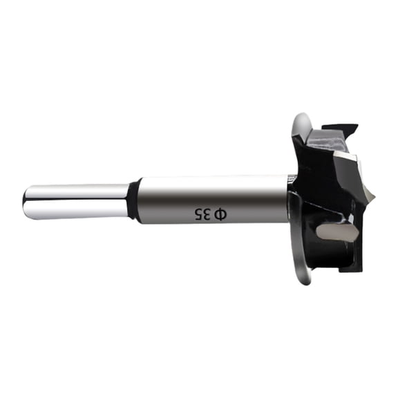 Ground Threefold Cutter 35mm Boring Tool For Cabinetry Carpentry Projects Industrial Strength Design