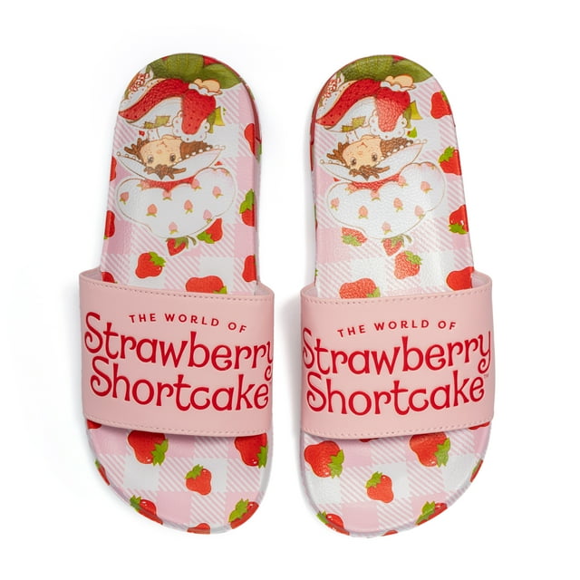 Ground Up Women's Strawberry Shortcake Slide Sandals