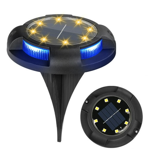 Ground Upgraded Outdoor Powered Bright In-Ground for Walkway Yard Patio, Upgraded Waterproof Outdoor Garden Lights, Extra Long Time Lighting Landscape Lights for Patio Pathway Driveway Lawn Yard