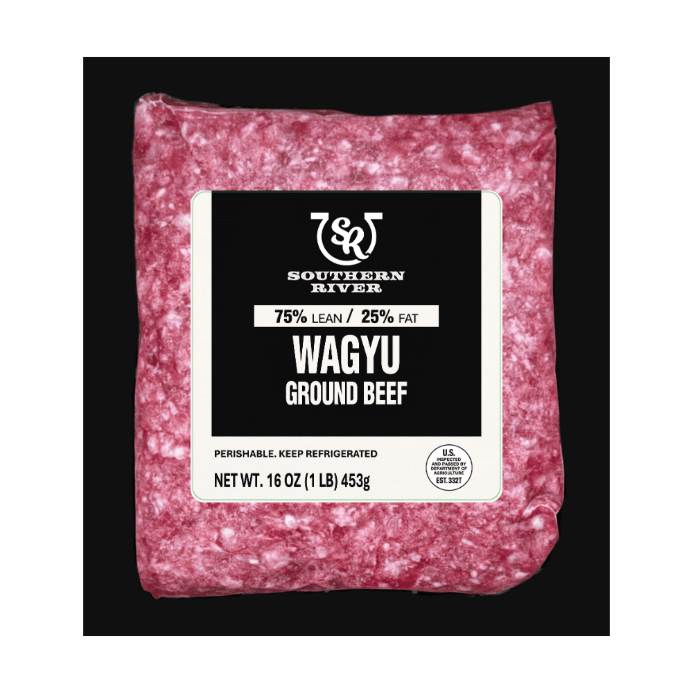 Ground Wagyu Beef, 75% Lean/25% Fat, 1 lb