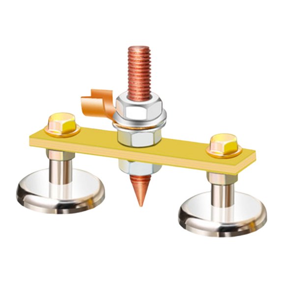 Ground Wire Clamp Tool for Mechanical Maintenance Double Head Electric Welding Support Clamp Holder Fixture Clamp Holder