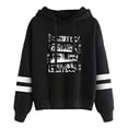thumbnail image 1 of Ground bound young Flower Double pole no pocket unisex style, try casual long sleeved hooded sweatshirt, 1 of 2