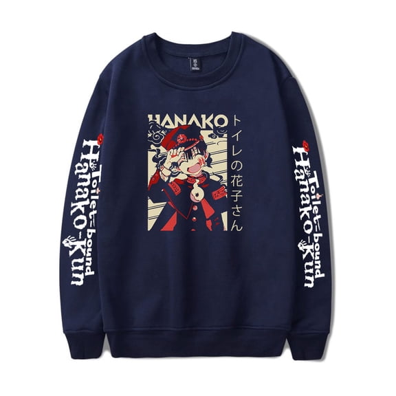 Ground bound young Flower Merch Neutral fashion trend street long sleeved round neck pullover