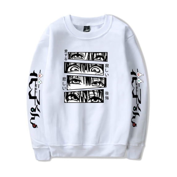 Ground bound young Flower Merch men's and women's fashionable street long sleeved round neck pullover